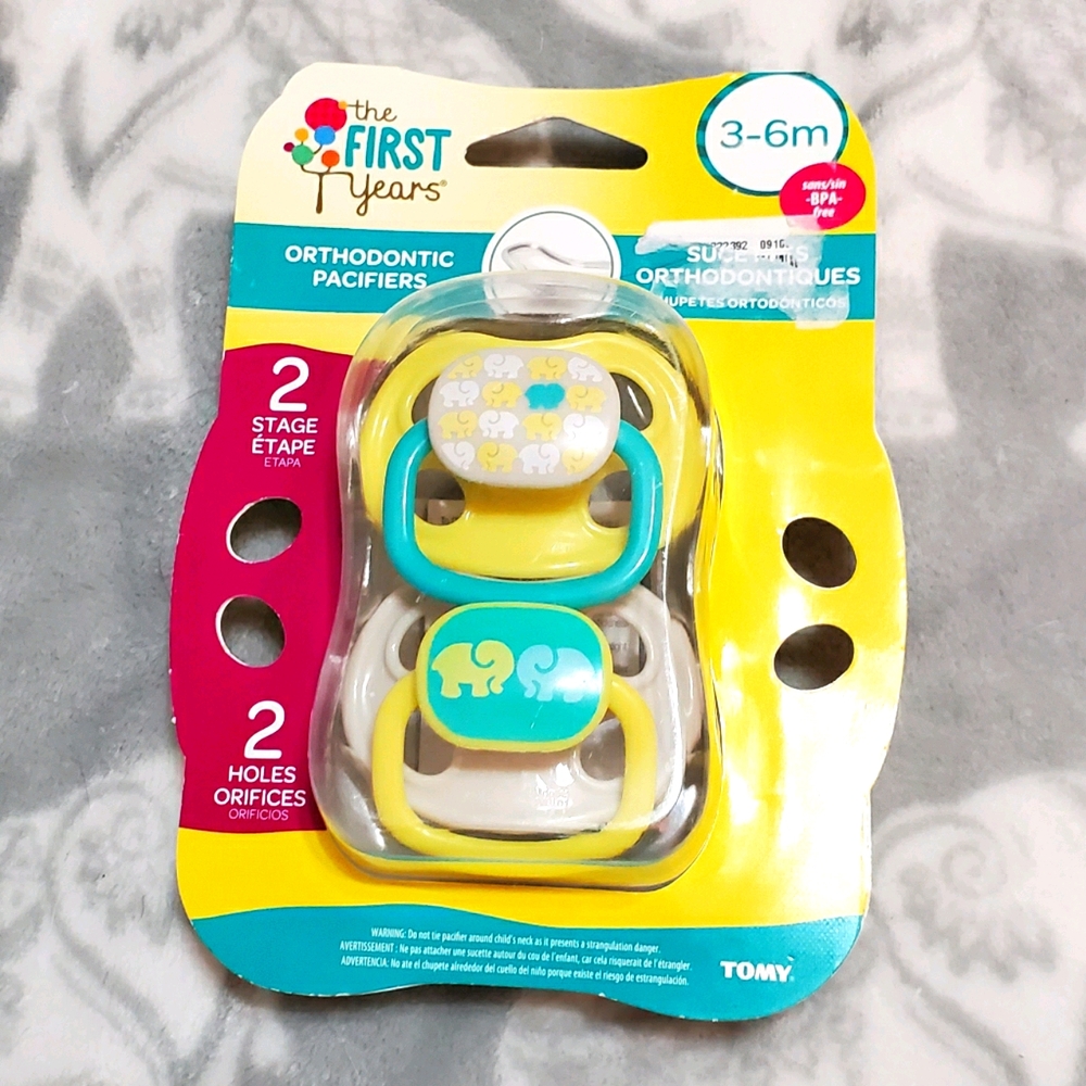 Baby Stage 2 Pacifiers 3-6 mo